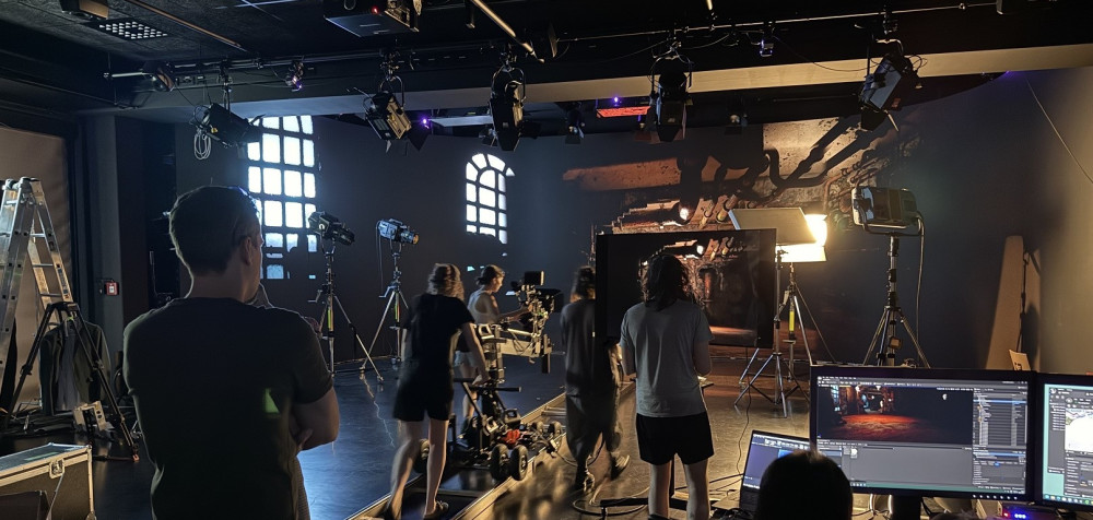 Erste Aufnahmen im VFX Lab