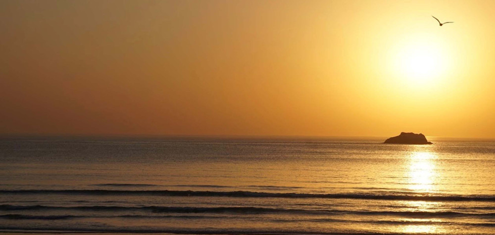 Sonnenuntergang in Yzerfontein