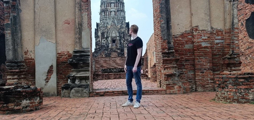 Wat Chai Watthanaram in Ayutthaya, der historischen Hauptstadt von Thailand