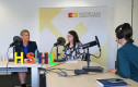 v.l. Sandra Schlösser, Prof. Dr.-Ing. Kira Kastell, Johanna Bömken