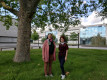Prof. Dr. Irma Rybnikova hat Gastpromovendin Dalia Dambrauskienė (l.) aus Litauen zum Forschungsalltag in Coronavirus-Zeiten befragt.