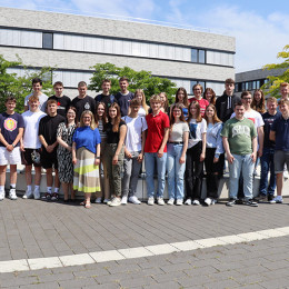 Schüler*innen bei der Veranstaltung "WNGonTour" am Campus Lippstadt