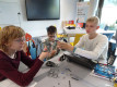Schüler programmieren im zdi-Schüler*innenlabor eigene Lego-Roboter