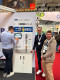 Prof. Dr.-Ing. Jan Pelzl und wissenschaftlicher Mitarbeiter Christian Schwinne auf der Hannover Messe 2025