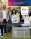 Parlamentarische Staatssekretärin und Mittelstandsbeauftragte Gitta Connemann mit Christopher Stegmann und Jürgen Trzewik