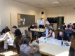 Beim "Young Climathon" konnten die Schüler*innen in Gruppen Aufgabenstellungen aus dem Bereich des Klimaschutzes bearbeiten