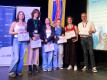 Sieger*innenehrung beim "Young Climathon" mit Jens Kneißel (r.) von der "Werkbank Sektorenkopplung" der Hochschule Hamm-Lippstadt
