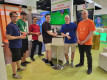 Die HSHL-Alumni stellten ihr Spiel "Buhei" auf der Gamescom 2024 in Köln vor