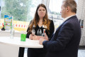 Inga Müller und Rüdiger Brechler vom Projekt Werkbank Sektorenkopplung des...