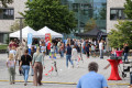 Campus mit Menschen