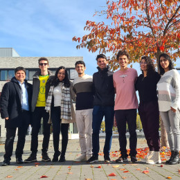 Gruppenfoto der Austauschstudierenden