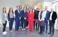 v.l. Julia Augat, Prof. Dr. Youlia Spivak, Prof. Dr.-Ing. Klaus Pantke, Kurt Weigelt, Sandra Schlösser, Prof. Dr. Evelyn Korn, Prof. Dr.-Ing. Kira Kastell, Matthias Ferber, Christiane Holz, Prof. Dr. Alexandra Maßbaum, Norbert Rotter, Jürgen Tempelmann