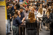 Beratungsgespräch bei der Erstsemesterbegrüßung