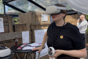 VR-Brillen ermöglichen im Projekt XRwise das Eintauchen in digitale Räume